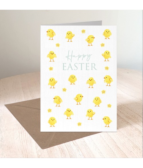 Fluffy Chick Easter Card